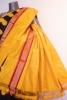 Polka Black Exclusive Handloom Ikat Patola Silk Saree